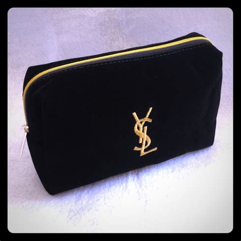 YSL gold makeup case